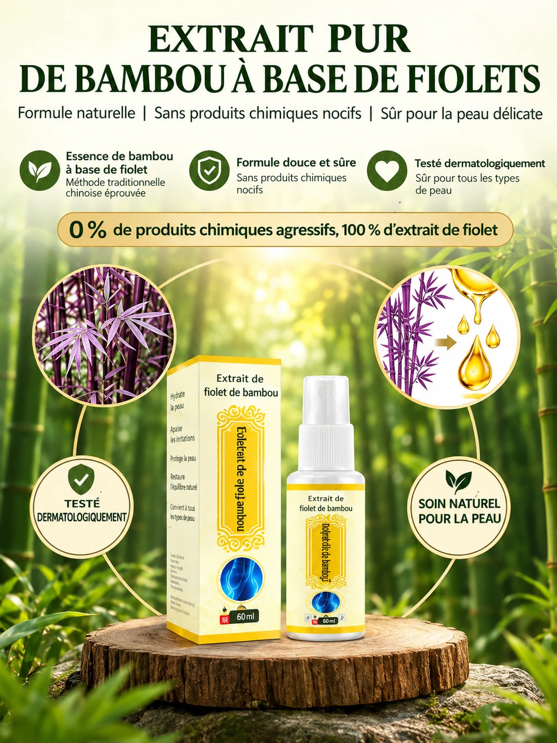 Spray Amincissant Corps au Bambou - Yaounde